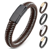 fashion leather braided bracelets for men and women high end jewellery