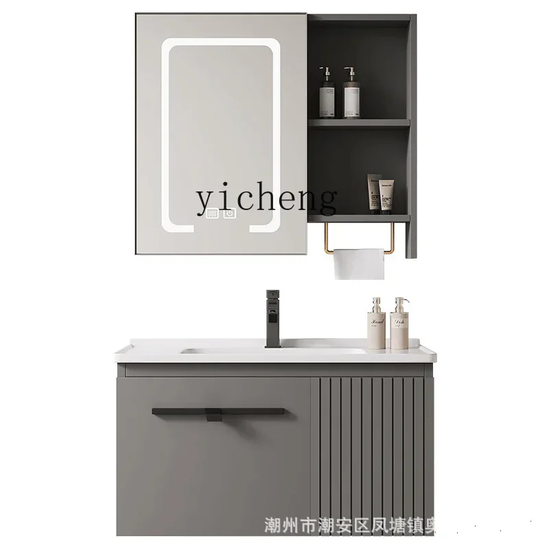 

XL Alumimum Bathroom Cabinet Wash Basin Cabinet Washbasin Ceramic Whole Washbin Washstand