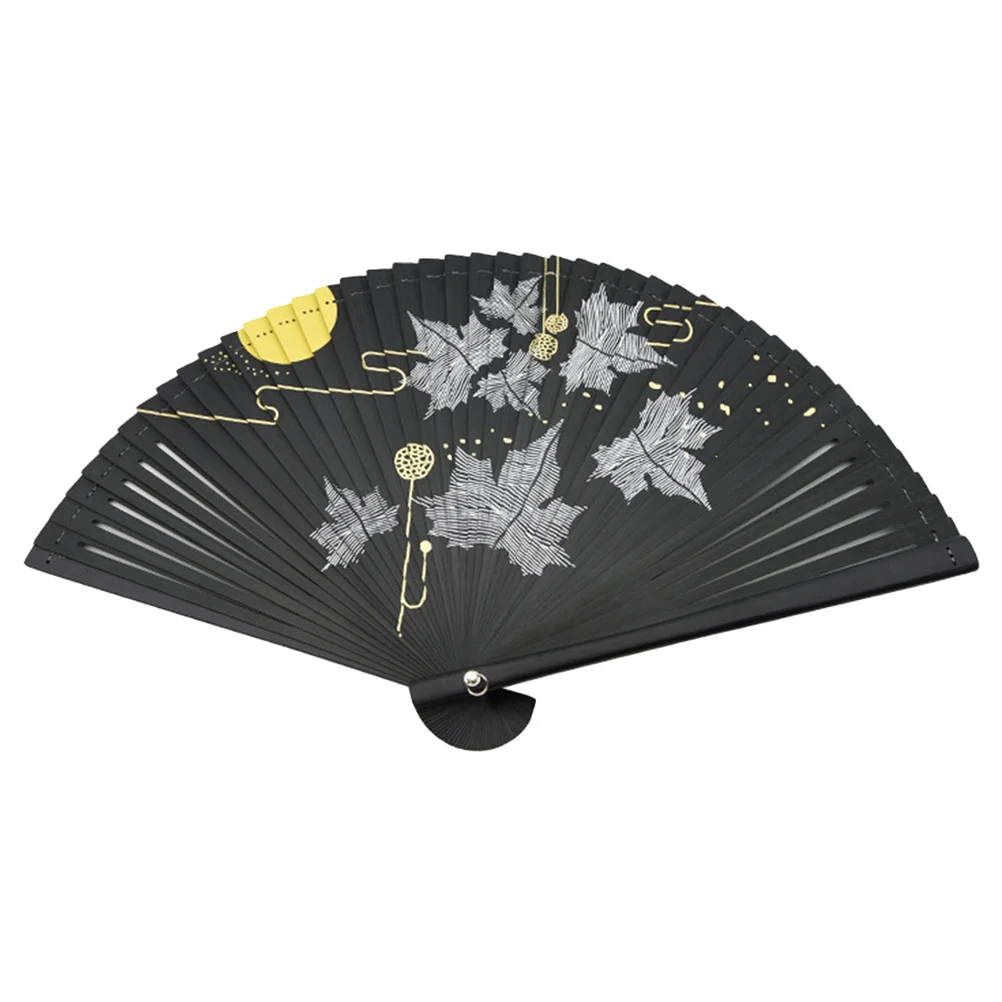 

Fan Folding Handheld Vintage Hand Fans Held Retro Gift Dancing Decorative Folded Chinese Silk Bamboo Large Oriental