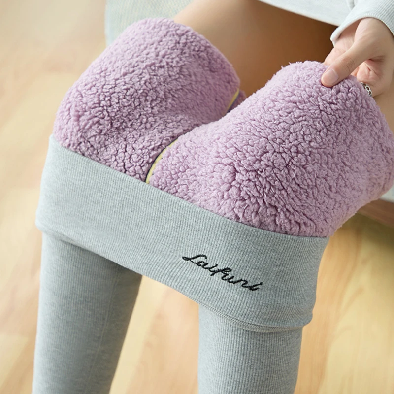 

Extra-Thick Leggings Women's Thickening Outer Wear Slim Warm Leggings Winter Wintersimple All-Match Comfortable Lady Legging