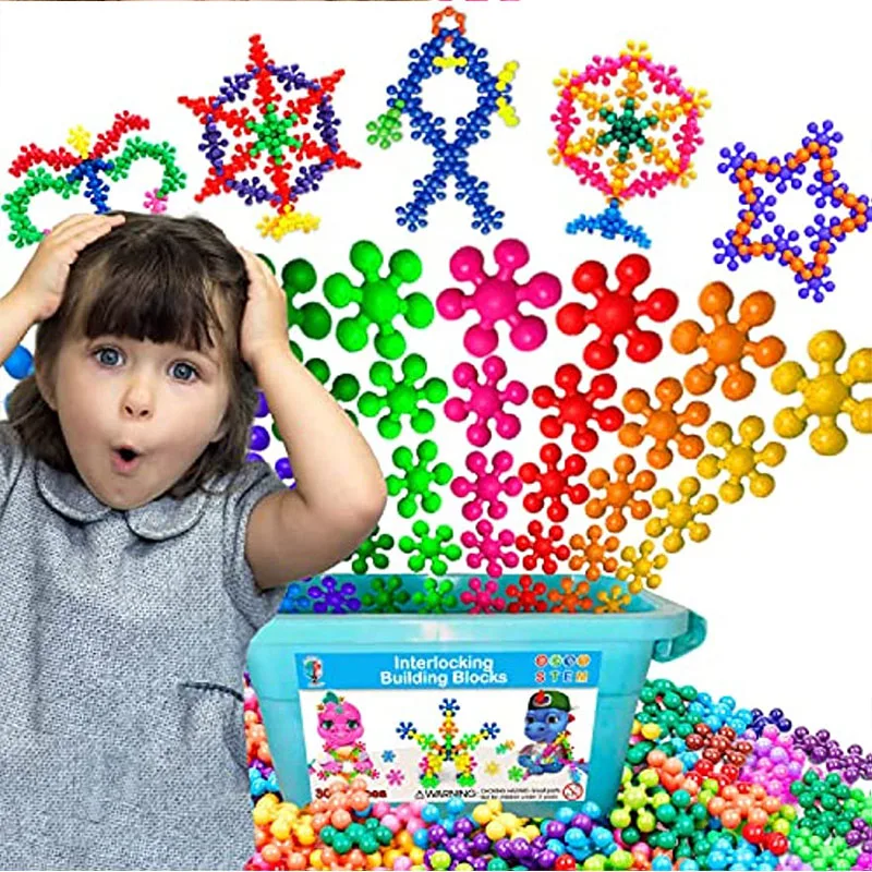 

Building Blocks Educational Building Toys Stem Toys Building Discs Sets Interlocking Solid Plastic for Preschool Toddlers