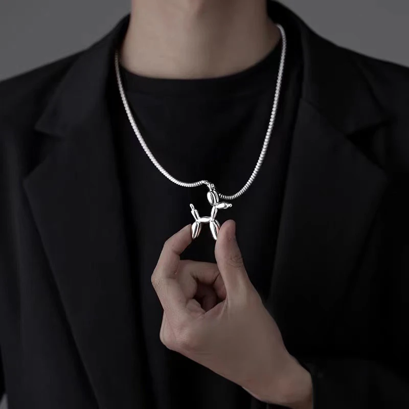 Ожерелье для мужчин и женщин длинная цепочка с подвеской в виде воздушного шара