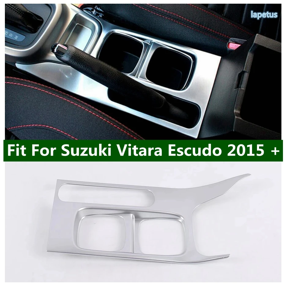 

Center Console Gear Shift Panel Water Cup Holder Cover Protective Trim 1PCS For Suzuki Vitara Escudo 2015 - 2021 LHD Accessories
