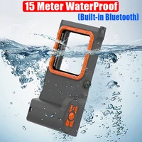 3nd bluetooth selfie general size 15 meter deep waterproof case for samsung huawei xiaomi oneplus iphone diving underwater swim