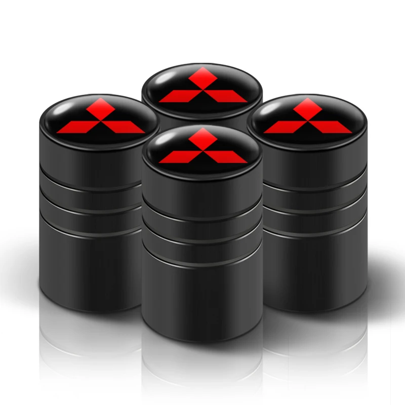 

Для MITSUBISHI Ralliart Lancer Competition Outlander ASX Стайлинг автомобиля 3D металл 4 шт. колпачки для штока клапана колес аксессуары