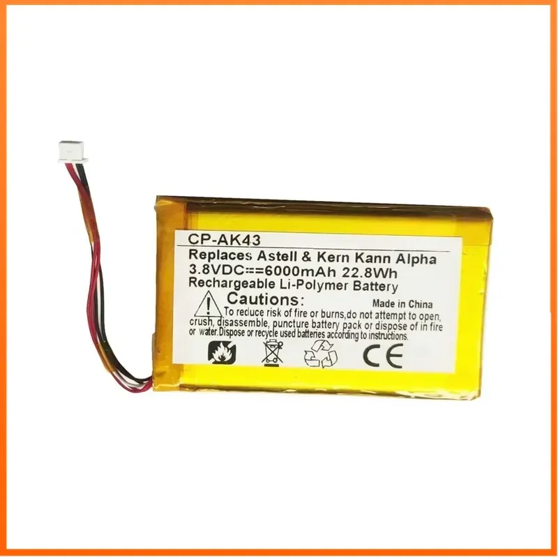 Аккумулятор Li-Ion 3.8V 5600mAh CP-AK43 для плеера Astell & Kern KANN ALPHA PPM43, аксессуары BZ124678 (art.: 3920daf09e1db) - 3920daf09e1db