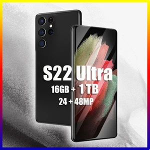 original galay s22 ultra 16gb1tb android smartphone 7 3inch 6000mah battey mobile phone 10 core cellphone 2448mp 4g5g phone free global shipping