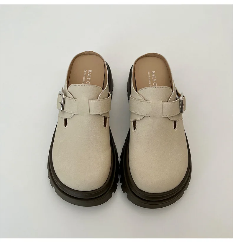 Женские туфли 2023 низкие женские тапочки роскошные на платформе новые