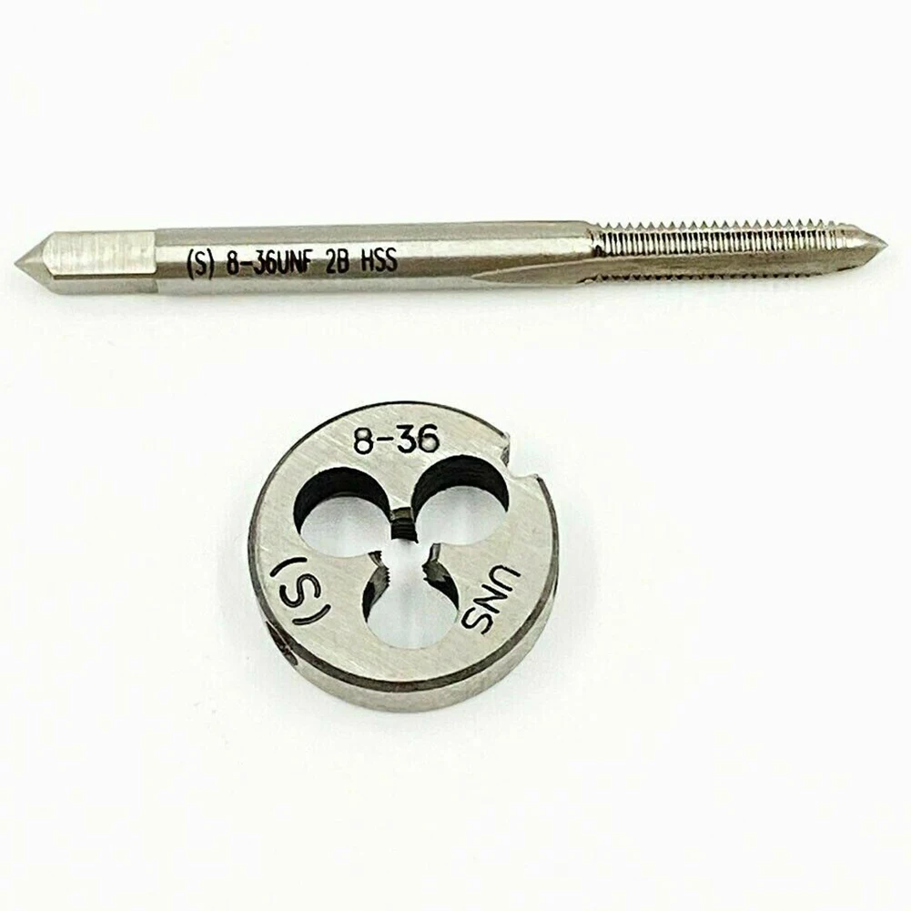 

2pcs 8-36 UNS Tap Die 8# Thread HSS Right Hand Threading Dies Hand Tools