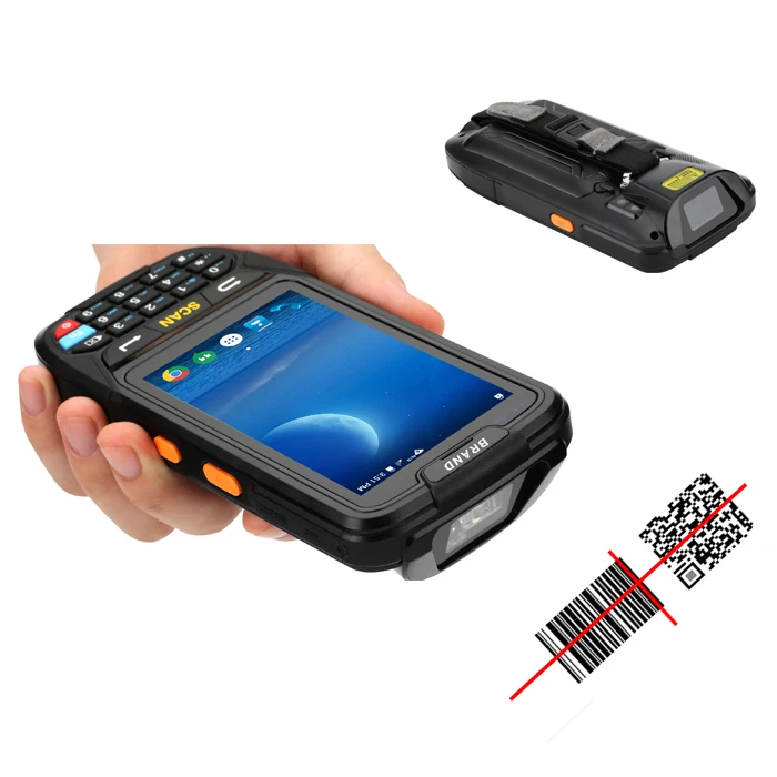 

Handsfree rugged terminal android access control qr code reader pda mobile computer barcode scanner