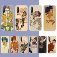 egon schiele phone case for samsung s21 a10 for redmi note 7 9 for huawei p30pro honor 8x 10i cover