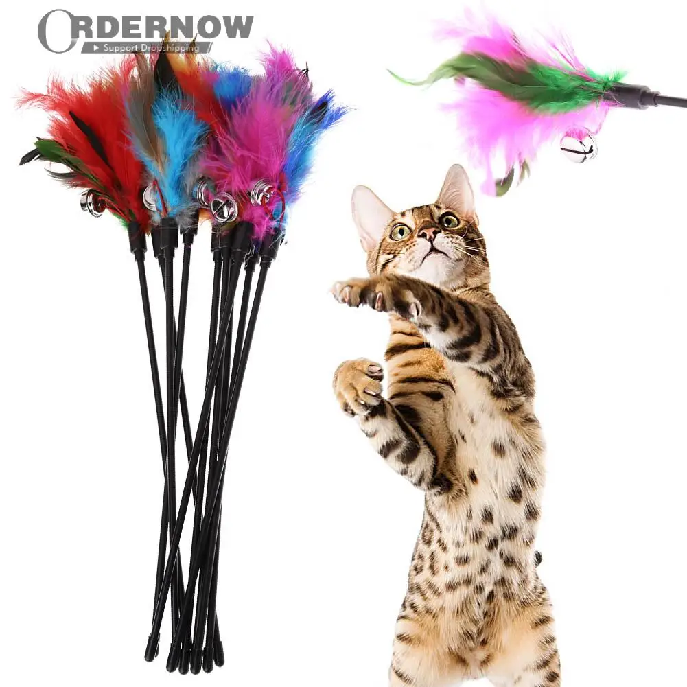 

Принадлежности для питомца котенка, аксессуары, цветные турецкие перья, забавная игрушка для кошки, Интерактивная игрушка для питомцев, слу...