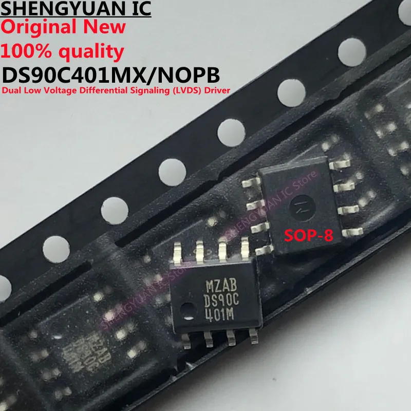 

5 шт. DS90C401MX/NOPB SOP-8 DS90C401MX DS90C401M DS90C401 двойной низковольтный дифференциальный сигнал (LVDS) Драйвер 100% новый оригинал