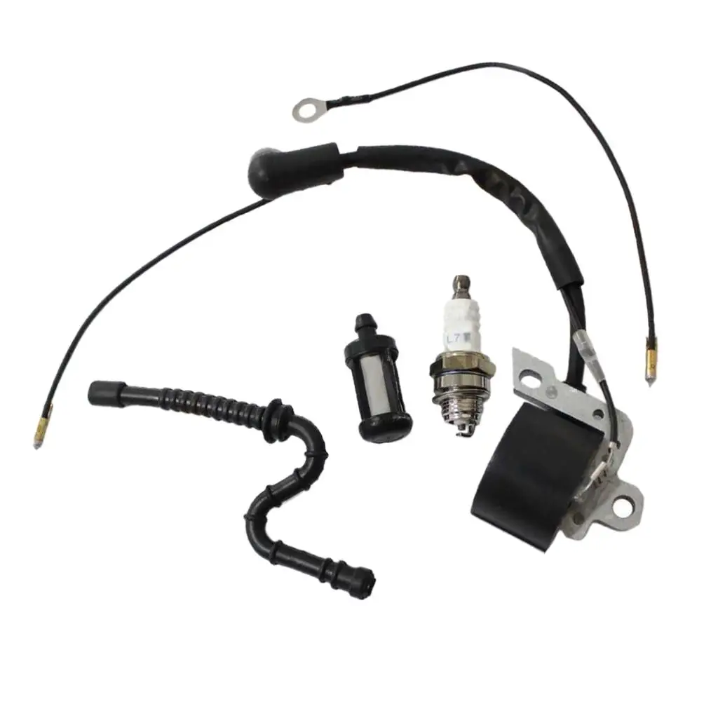 

1 Set Black Ignition Coil+Spark Plug+Filters For STIHL MS290 MS240 MS260