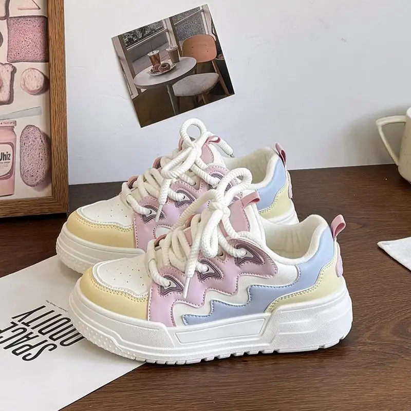 Женская обувь на платформе универсальные повседневные женские кроссовки сабо