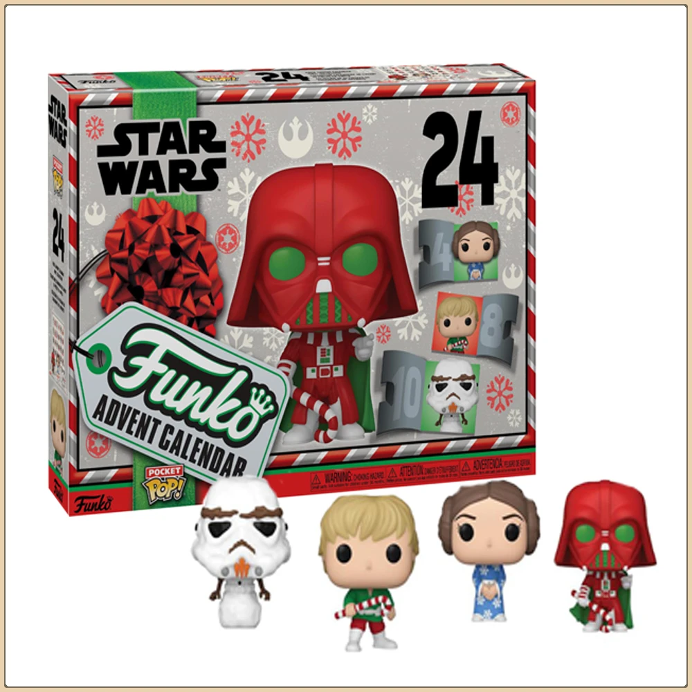 Funko Pop Star Wars слепая коробка Адвент календарь обратного отсчета 24-дневная модель
