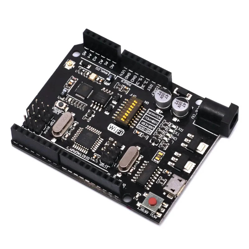 Mega2560 + Wi-Fi R3 ATmega2560 ESP8266 32 Мб памяти Φ CH340 совместимая с Arduino Mega NodeMCU для WeMos MEGA 2560