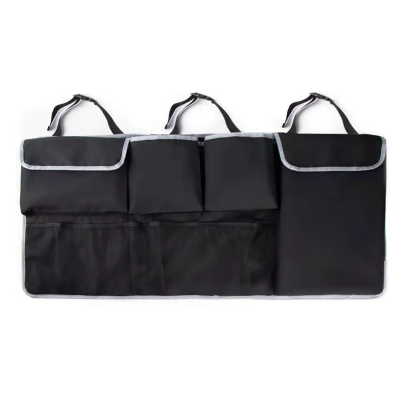 

Супер вместительная подвесная автомобильная сумка для хранения ботинок с крышкой черные увеличенные карманы для грузовиков внедорожников GTWS