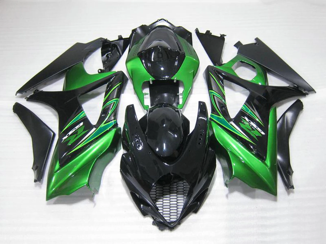 

Инъекционный телефон, черный, зеленый корпус для SUZUKI GSXR 1000 07, GSXR1000 08 ABS комплекты мотоциклетных обтекателей 2008, корпус K7