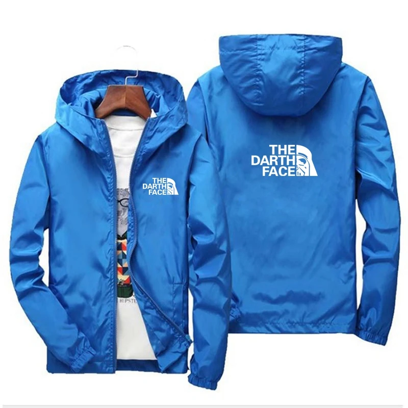 

2022 summer fashion men and women windproof outdoor adventure print jacket sports hip hop casual zip-up jacket with male hood