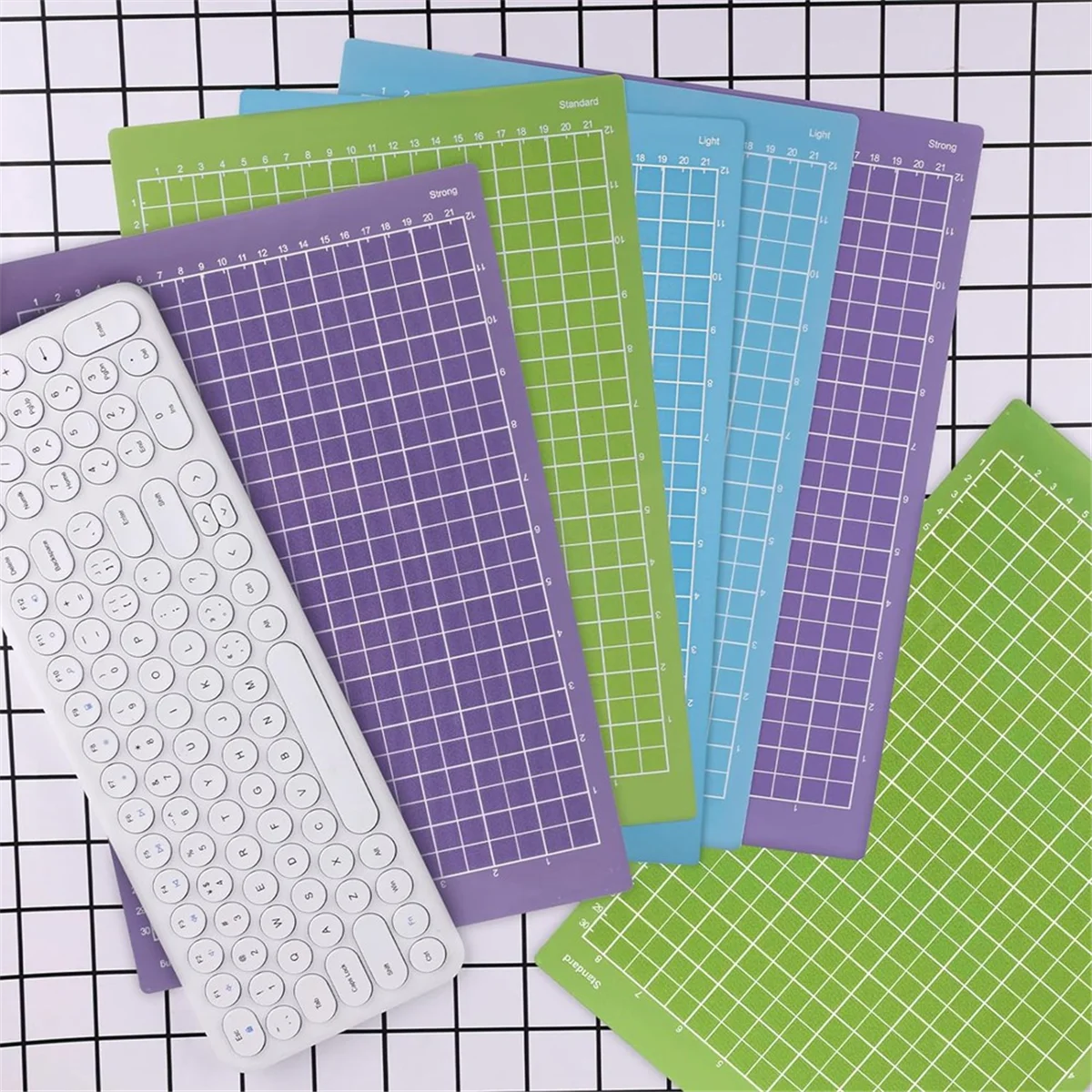 6 шт. коврик для резки 8 5x12 дюймов Cricut Joy Xtra (StandardGrip LightGrip StrongGrip) многоразовые