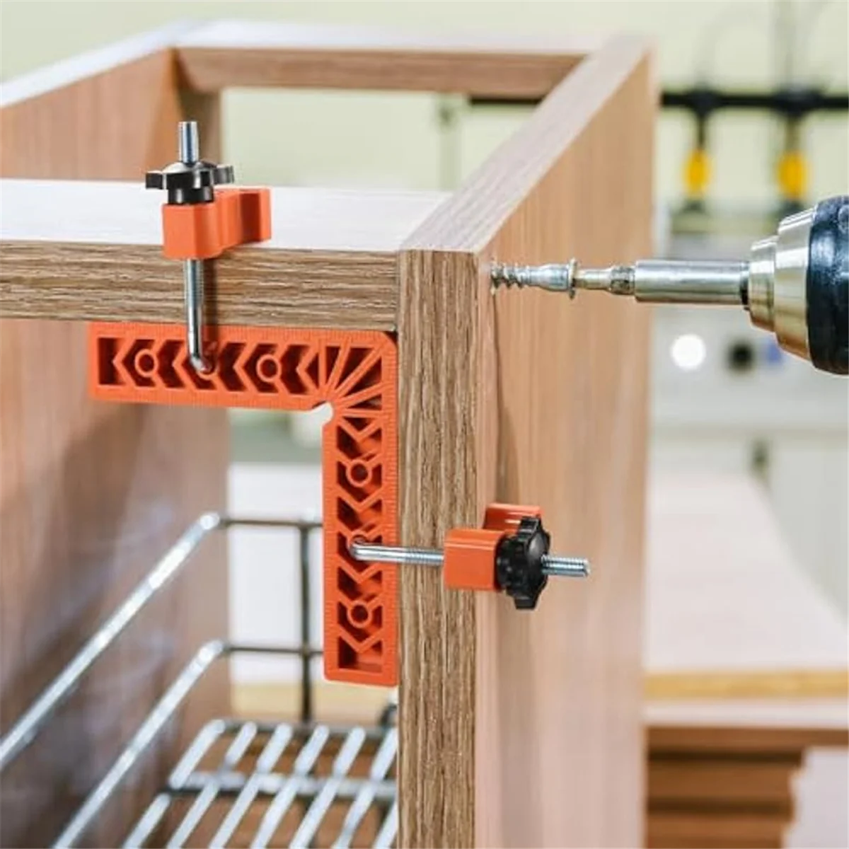 Зажим 90 градусов позиционирующие квадраты прямоугольный зажим с зажимом угловые