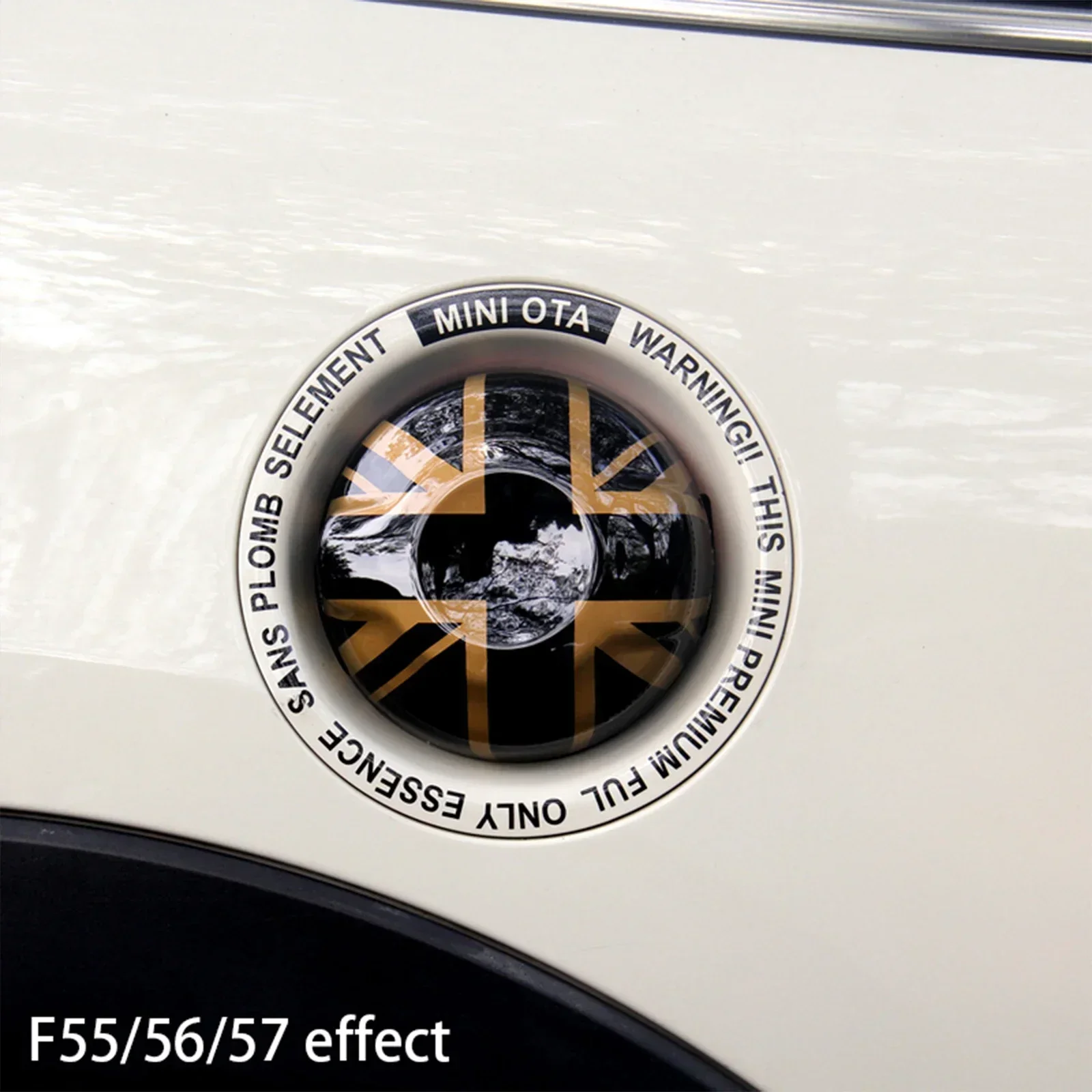 Для Mini Cooper крышки топливного бака плоский стиль наклейки из материала Avery/Oracal