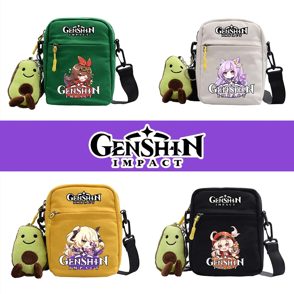 

Genshin Impact Anime Cosplay Unisex Students Cartoon Printing Backpack Travel Rucksack Outdoor Leisure Inclined Shoulder Bag