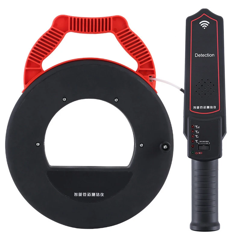 

Wall PVC Iron Pipe Blockage Detector Rechargeable Pipeline Blocking Tester Pipeline Clogging Locating Instrument Pinpointer