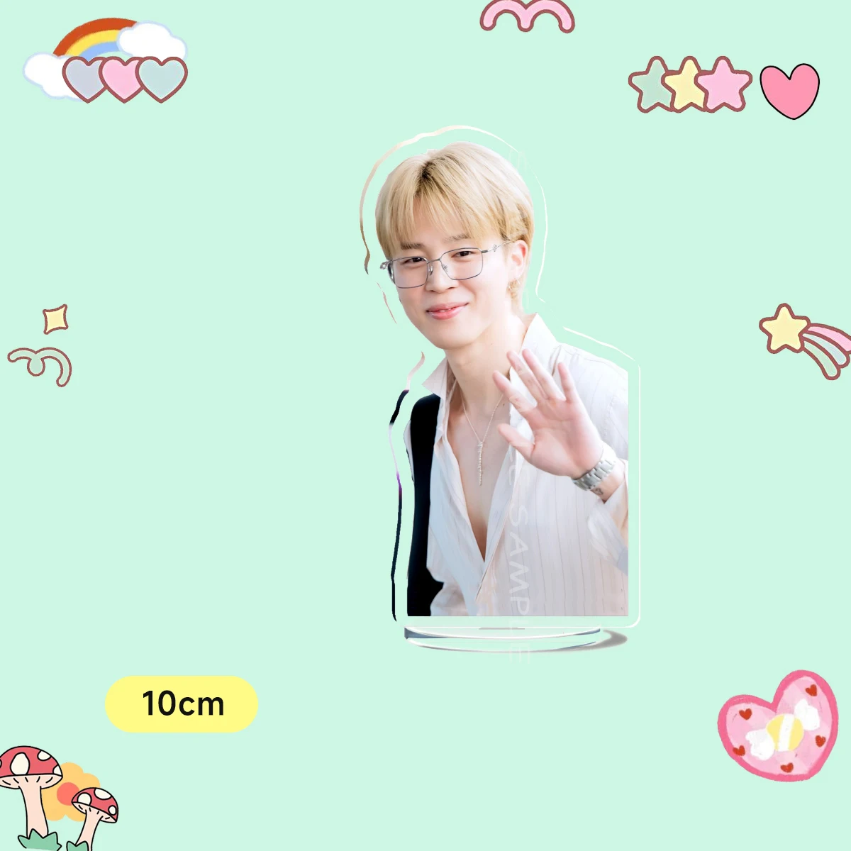 

Звездная подставка, акриловая индивидуальная подставка, украшение для домашнего стола, забавный подарок, мех