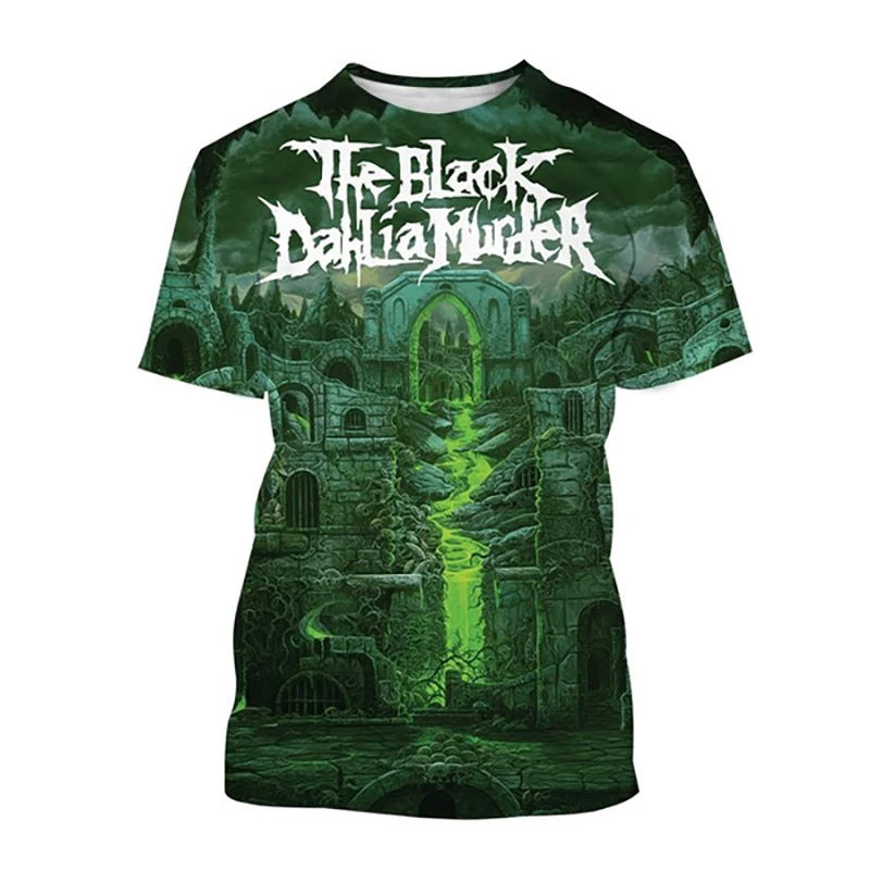 Новые футболки черная группа убийц Далии 3D печать уличная одежда для мужчин и