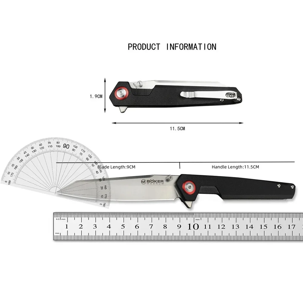 Тактический складной нож Boker для городского использования стальное лезвие 440B с