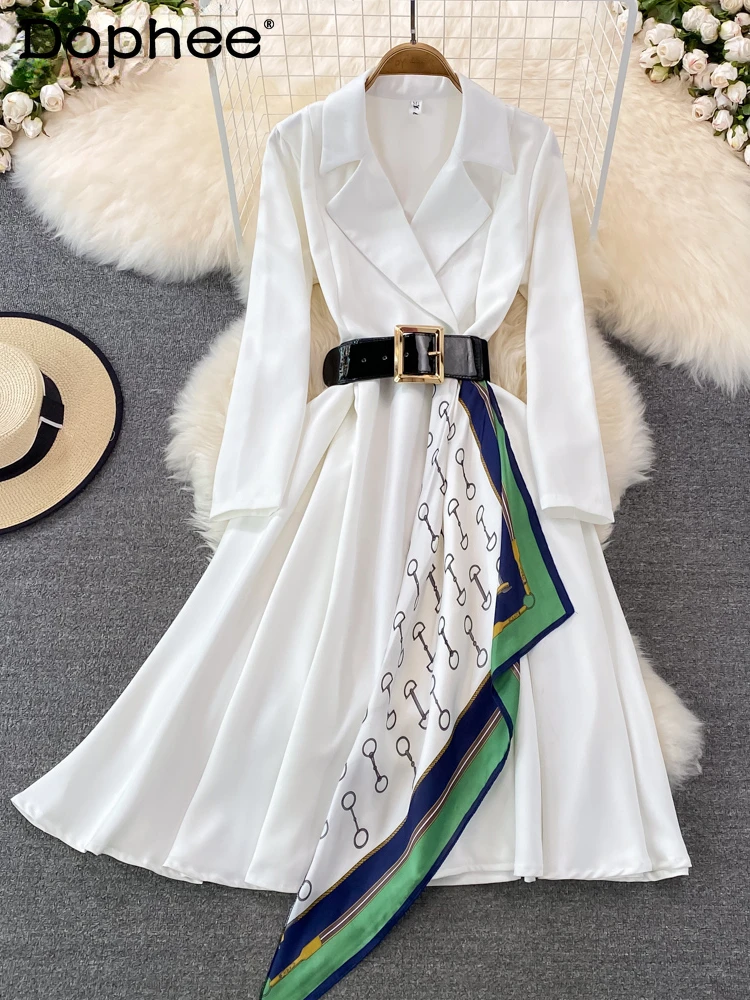 

Women Profession Belt Dress Long Sleeve New Arrivals Lady Sexy Fashion Temperament Autumn winter 2022