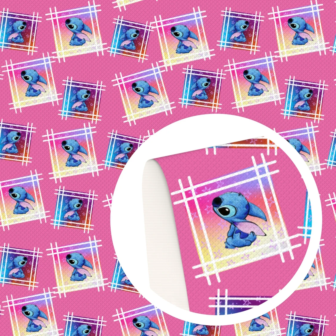 Распродажа ткань из хлопка с принтом Лило и Ститч Disney для шитья квилтинга