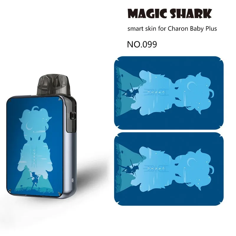 Волшебная Акула 1 шт. 3 м матовый стильный аниме цветок фрукт Цветок Наклейка