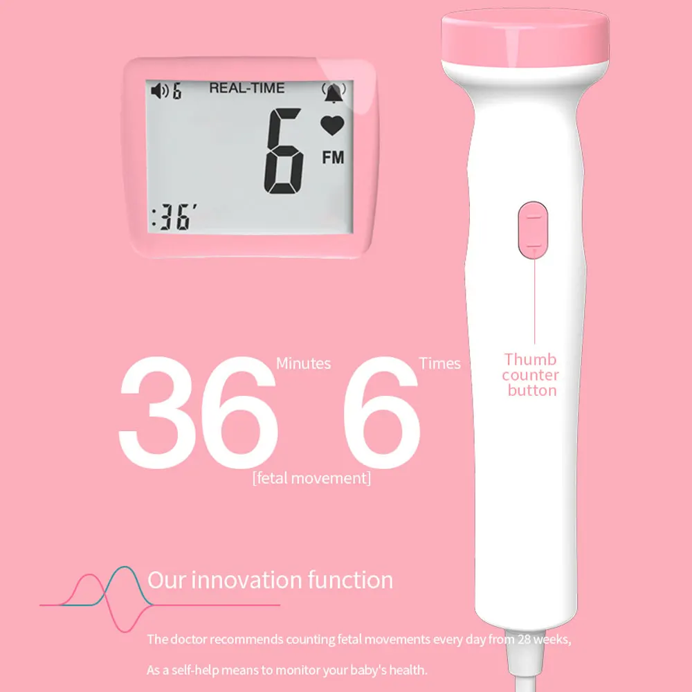 Ультразвуковой фетальный допплер для беременных женщин устройство отсчета