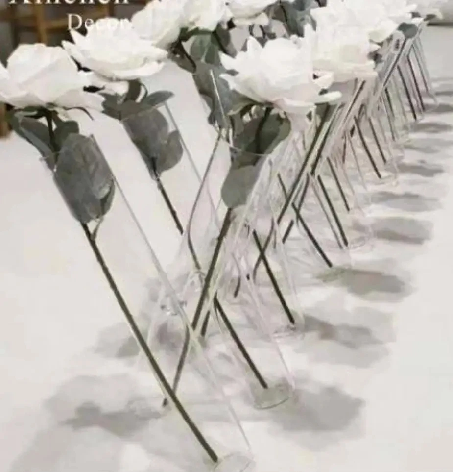 Стеклянная ваза-штатив подставка для цветов Центральная ваза-трубка 3 шт. 10