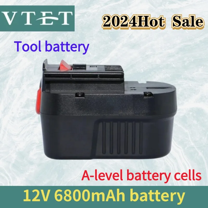 Аккумуляторная батарея для дрели Black &amp Decker HP12K HP12 A12EX FSB12 FS120B A1712 12 В 6800 мАч