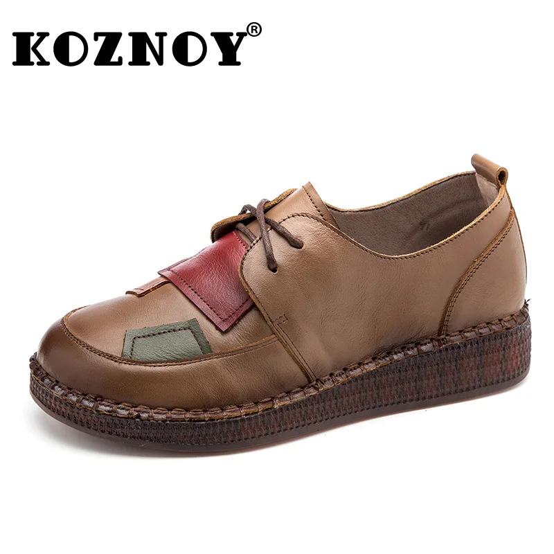 Винтажные этнические Туфли-оксфорды из натуральной кожи 1 5 см |