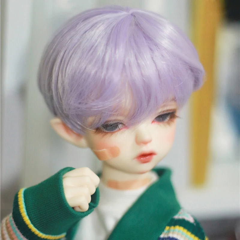 

1/3 1/4 1/6 1/8 High Temperature Cool Cute Short Style Wire Bjd Wig SD Hair