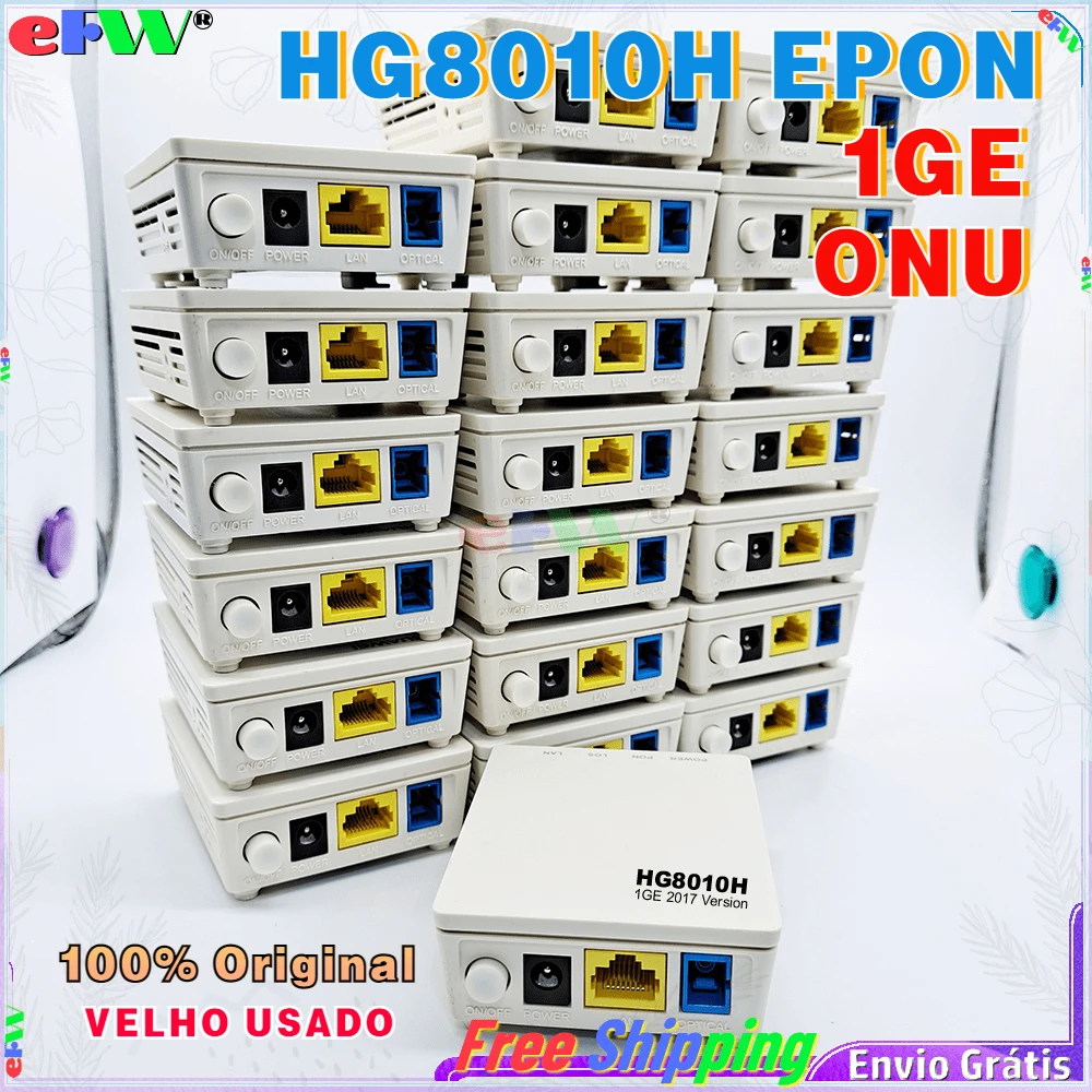

Бесплатная доставка 40 шт. б/у Epon ONU HG8010H ftth волоконно-оптический б/у роутер 17y версия