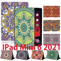 case for ipad mini 6th generation 8 3 inch cute unicorn pattern leather folding case for ipad mini 6 cover 2021 stand cover case
