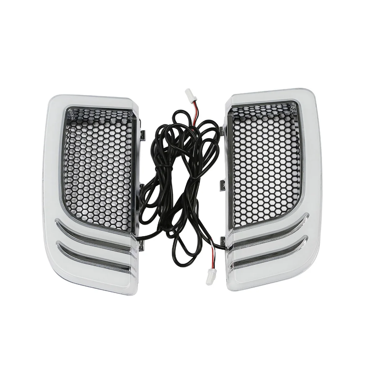 

For Harley Big Skateboard Road King LED Leg Guards Decorative Light Street Dual Light 3 in 1 Turn Signal Electroplating