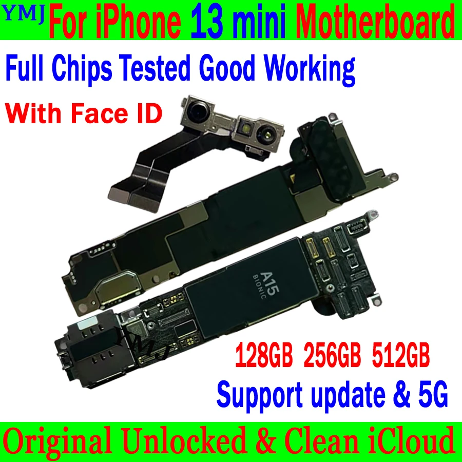 

Поддержка обновления ios и оформления для iPhone 13 Mini материнская плата 128 ГБ 256 ГБ 512 ГБ оригинальная разблокированная без icloud полностью протестированная логическая плата