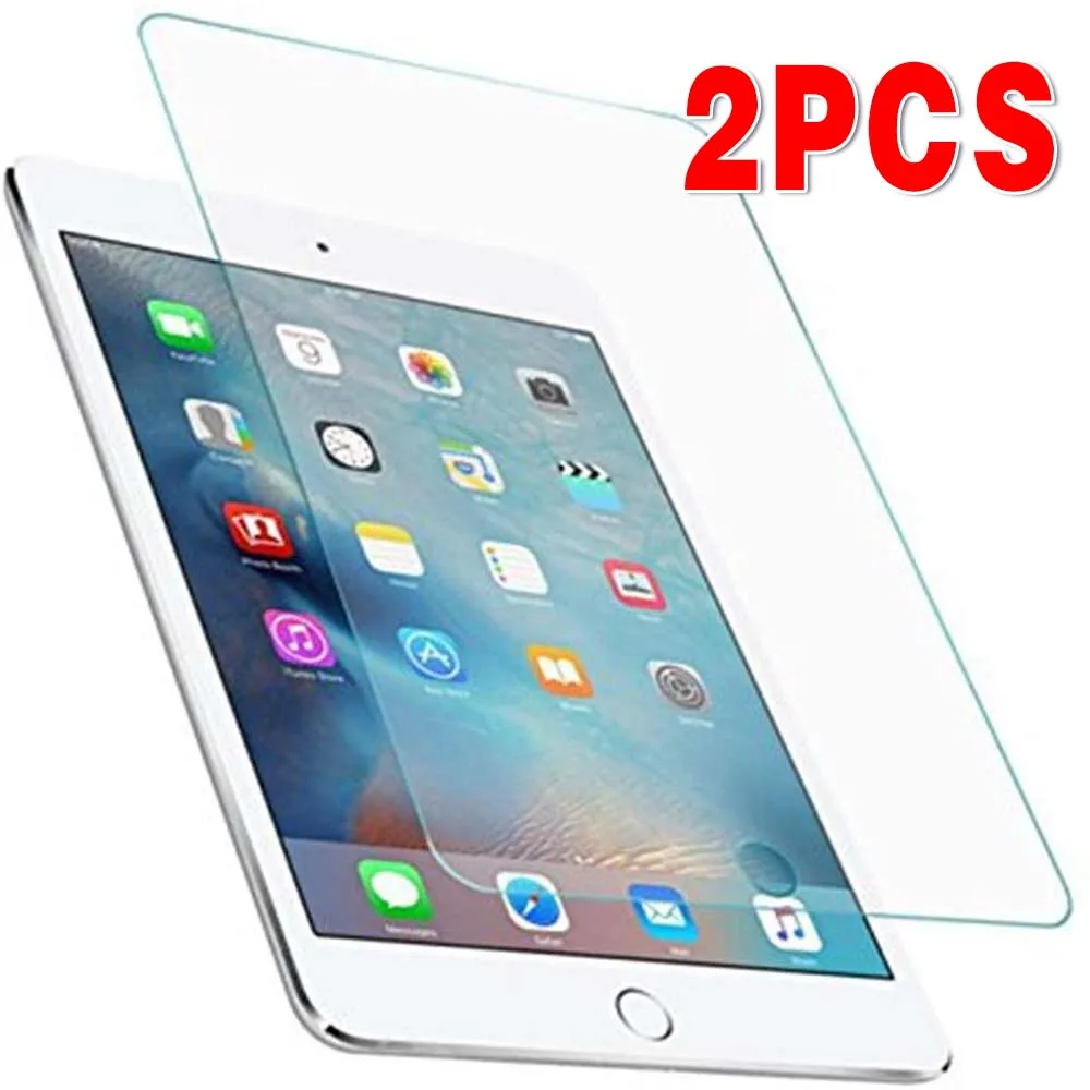 

2Pcs Tablet Tempered Glass for Apple IPad 9th 8th 7th 10.2"/Mini 1 2 3 4 5/5th 6th/Pro 11 Screen Protector Cover Tempered