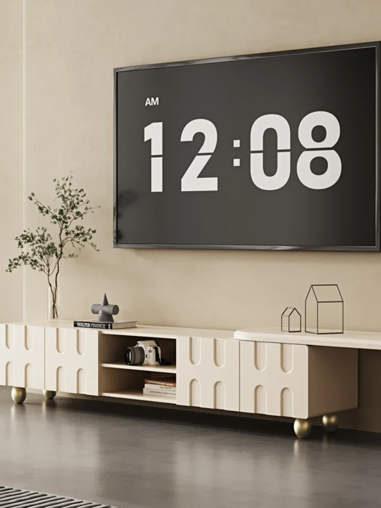 Кремовый шкаф для телевизора домашний Высококачественный новый роскошный