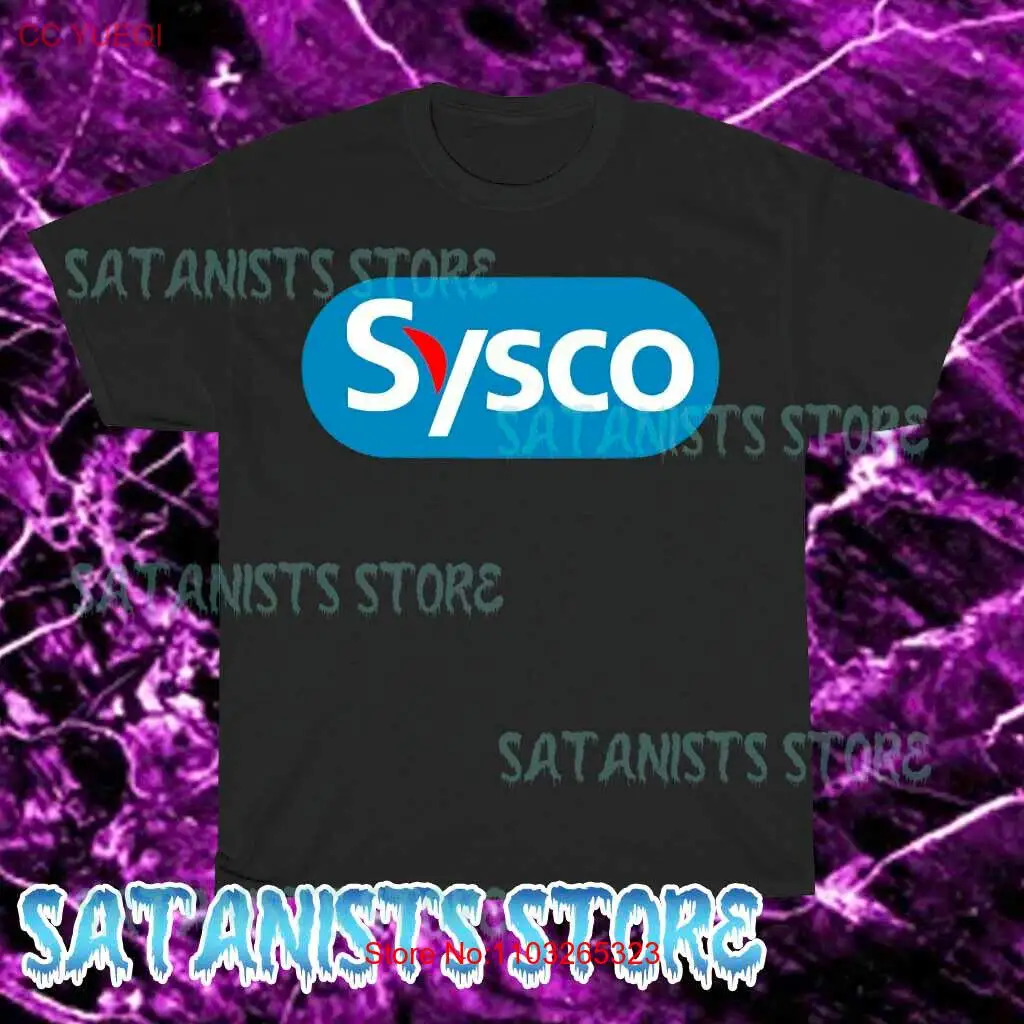 Новая мужская футболка SYSCO Corporation для доставки еды забавный размер от S до 5XL