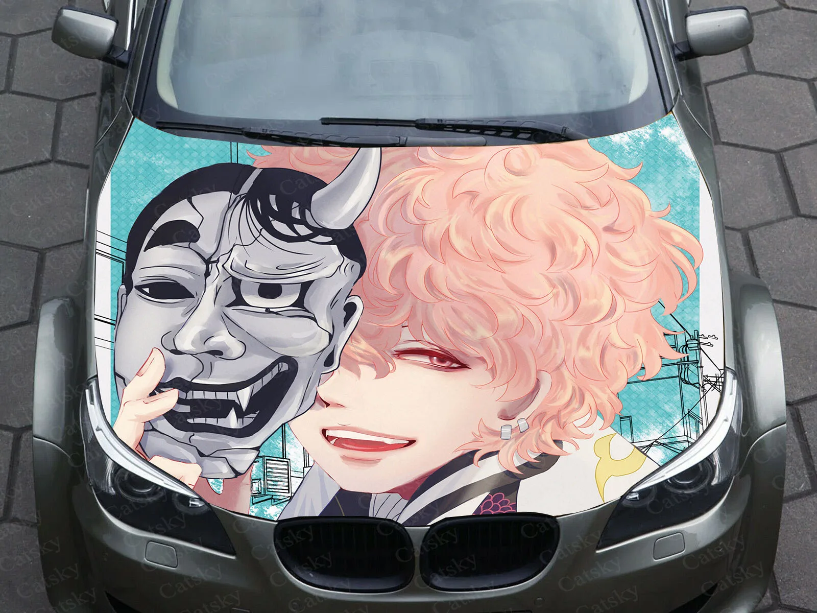 

Автомобильная виниловая наклейка с рисунком «Токийский призрак»