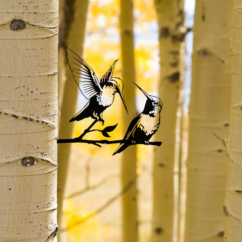 Ремесленный Железный Художественный Силуэт Декоративный Садовый Кол Пара