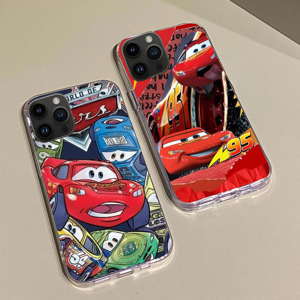 Прозрачный силиконовый чехол WD-14 Lightning McQueen для LG K42 50 52 62 71 G8 V40 60 G52 61 92 X4 VELVET Stylo6 THINQ5